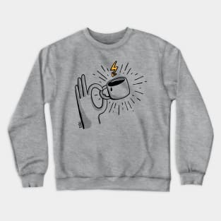 Coffee Jolt ( dark) Crewneck Sweatshirt